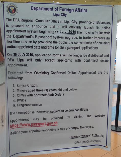 dfa lipa contact number|dfa contact number passport office.